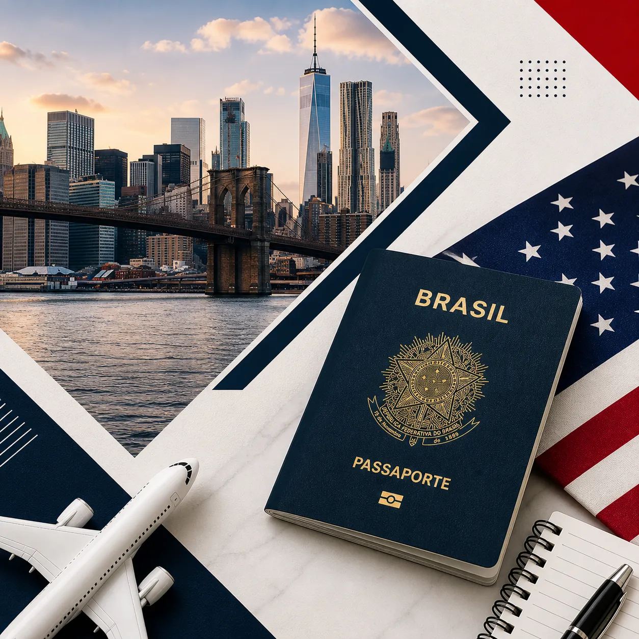 Imagem ilustrativa para o artigo Como obter um visto para os Estados Unidos? da Genuína Conexão